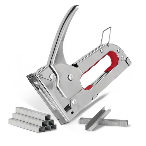 Staple gun heavy - heavy, for