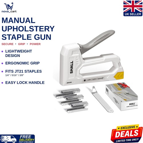 Staple gun manual upholstery - gun,