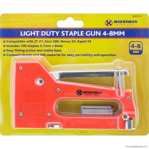 Staple gun light - duty, tacker