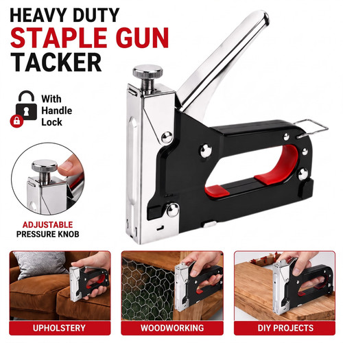 Staple gun heavy duty - heavy,