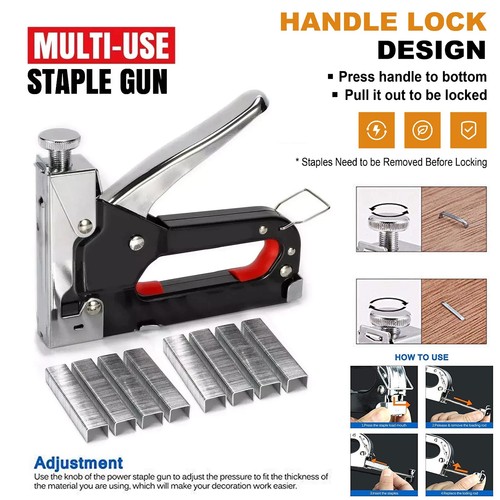 Heavy duty staple - duty, gun