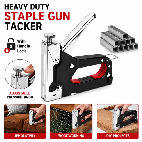 Staple gun heavy duty - staple,